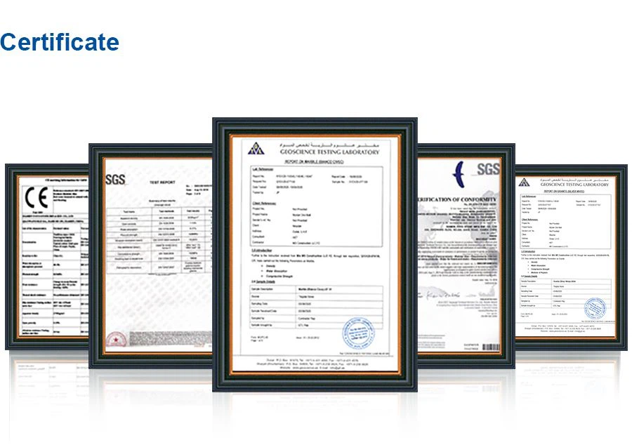 Certificate of Marble