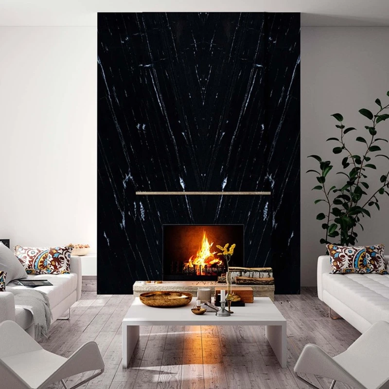 Via Lactea Granite Fireplace Via Lactea Granite Fireplace